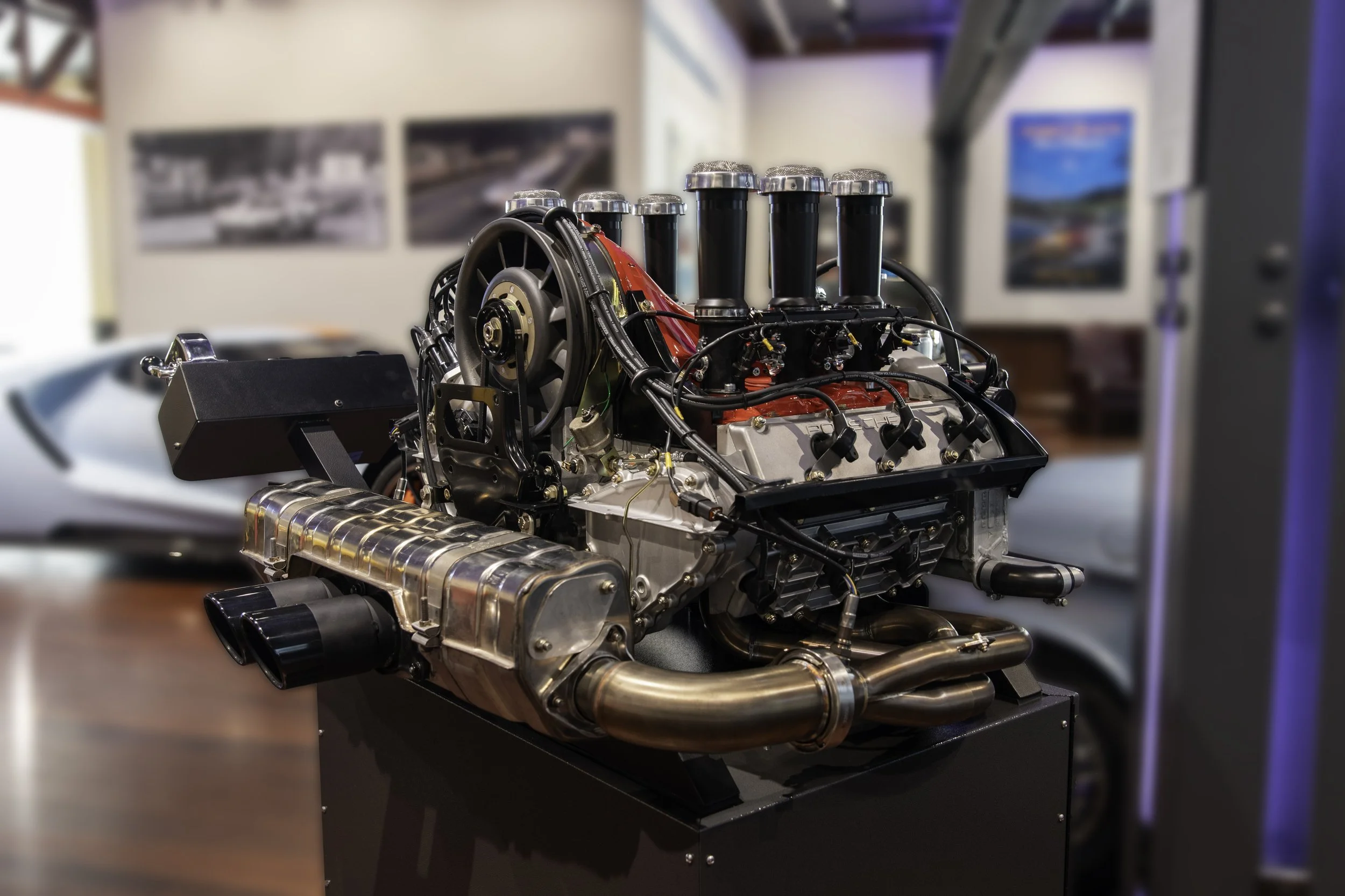 1983 Porsche 911 3.5L Engine-on-stand by Canepa Motorsport